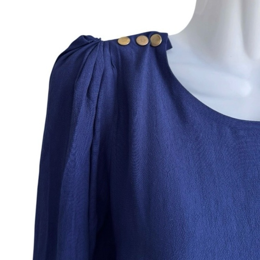 Aijek Women’s Blue Shift Dress - Picture 4 of 6
